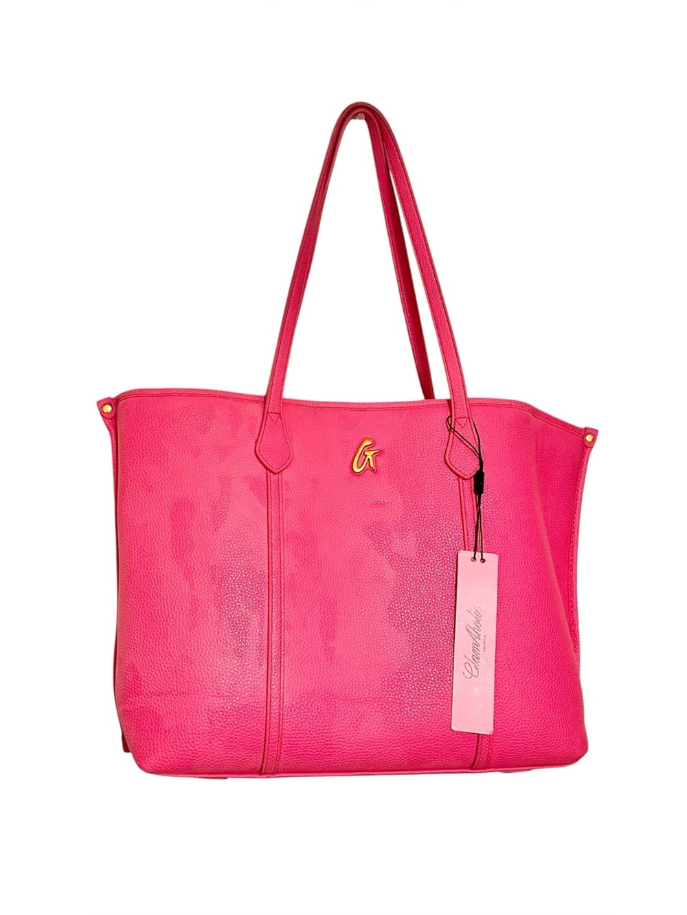Glamaholic Pebble Sleek Tote Bag Work Travel Bag Pink